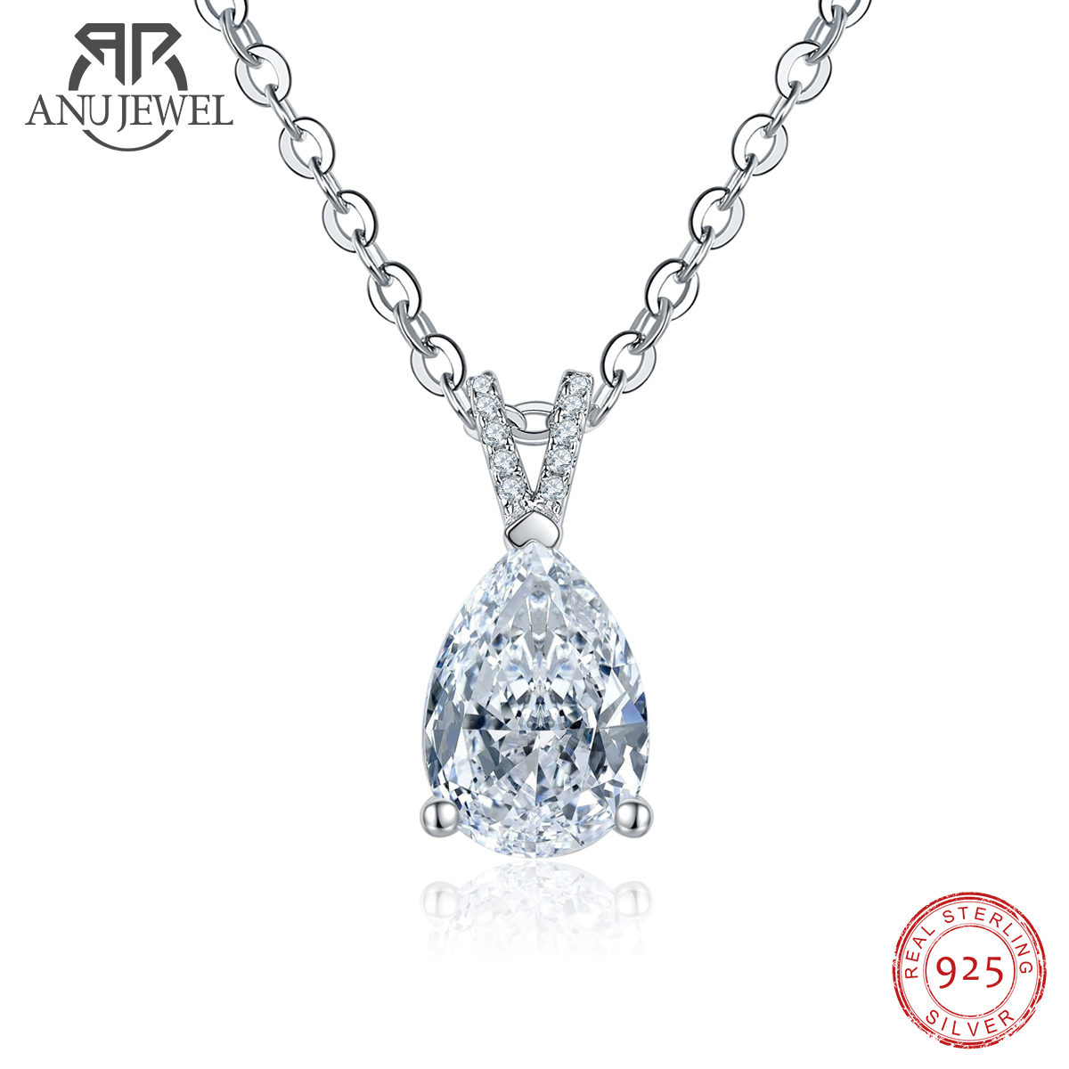 Ansi Chain - Anujewel 2.5ct D Kleur Peer Cut