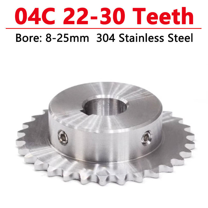 Chain Sprocket Set - 1 st 22-30 Tanden 04C 304