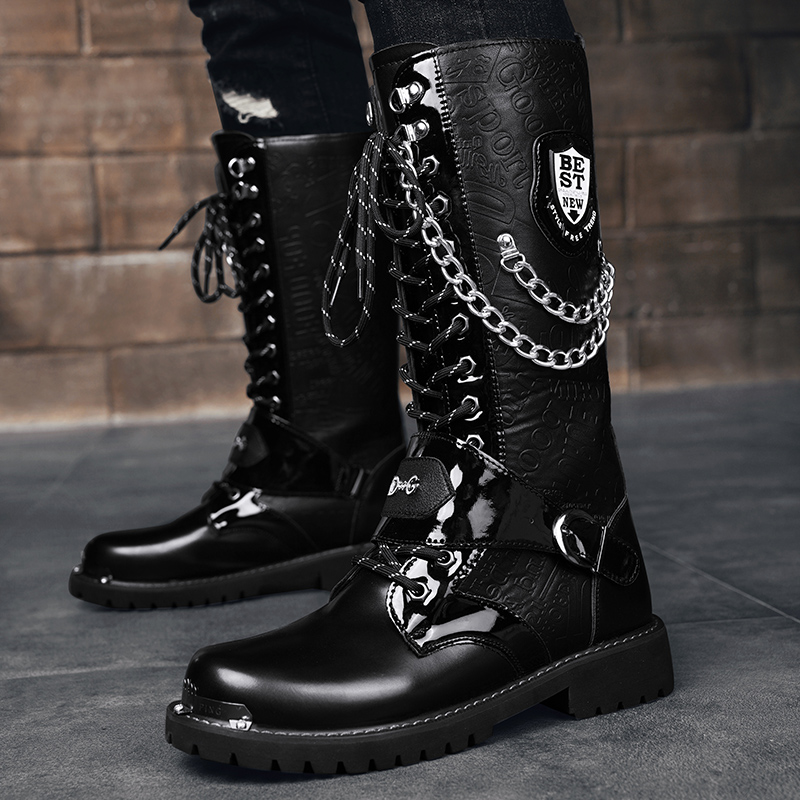 Heren Plus Size Casual Hoge La - Motorcycle Chain recensie en prijs